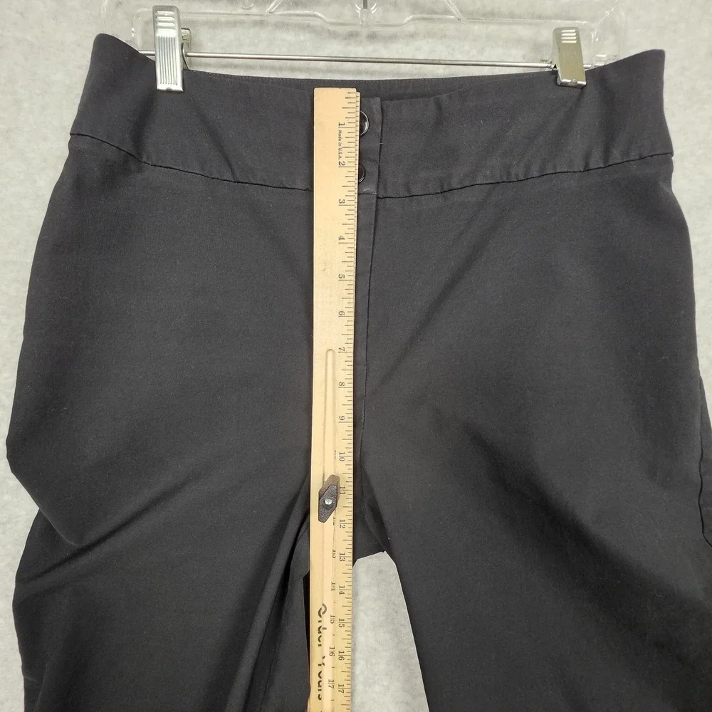 Shape FX Newport News Pants Womens 13 Black Stretch Dress Career Straight Leg - Picture 9 of 13